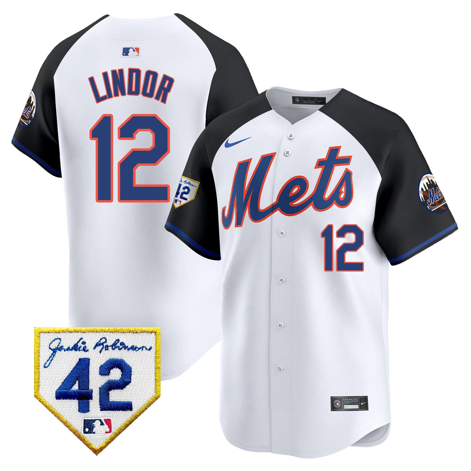 Men’s New York 2024 Jackie Robinson Patch Vapor Premier Limited Jersey