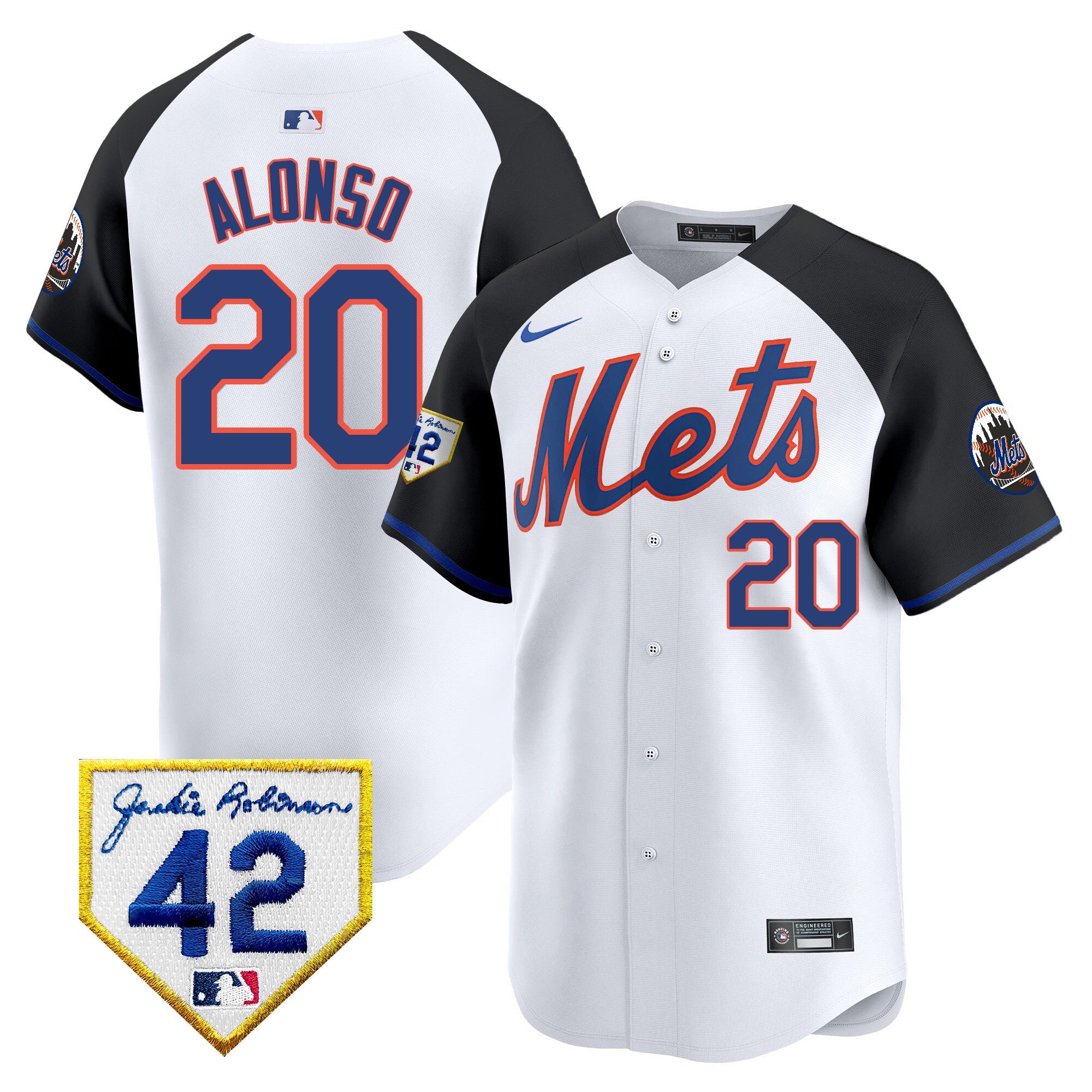 Men’s New York 2024 Jackie Robinson Patch Vapor Premier Limited Jersey
