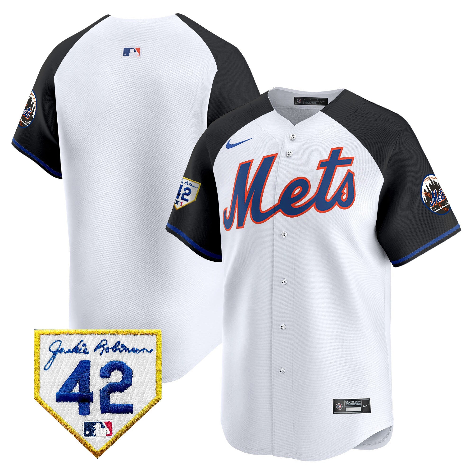 Men’s New York 2024 Jackie Robinson Patch Vapor Premier Limited Jersey