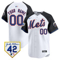 New York 2024 Jackie Robinson Patch Vapor Premier Limited Custom Jersey