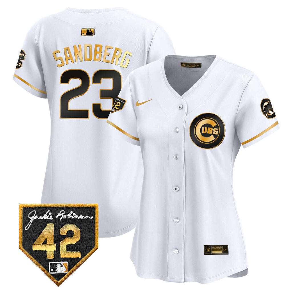 Women’s Chicago Jackie Robinson Patch Vapor Premier Limited Jersey V2