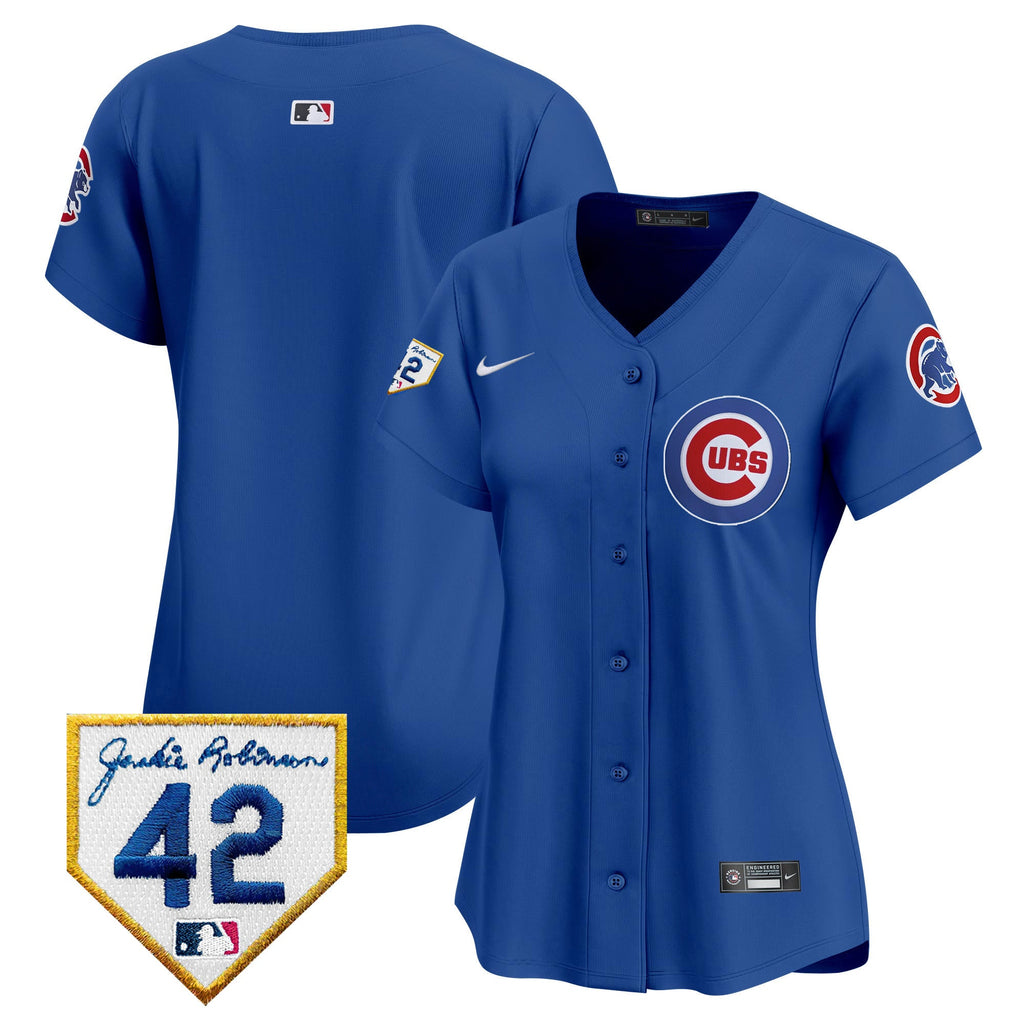 Women’s Chicago Jackie Robinson Patch Vapor Premier Limited Jersey V2