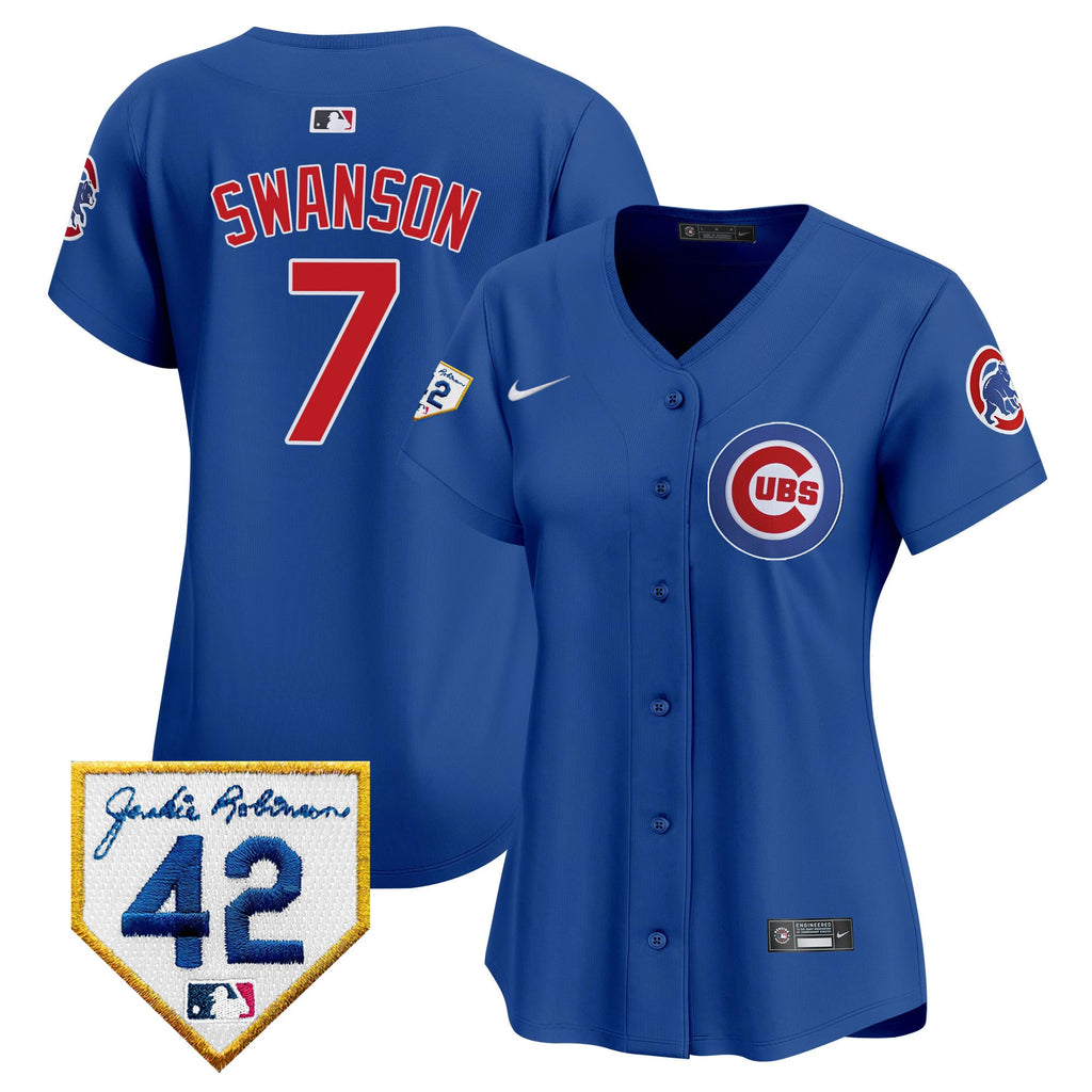 Women’s Chicago Jackie Robinson Patch Vapor Premier Limited Jersey