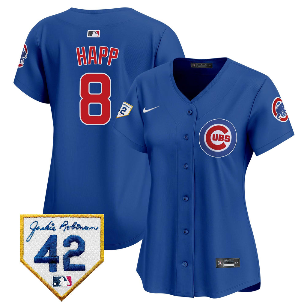 Women’s Chicago Jackie Robinson Patch Vapor Premier Limited Jersey