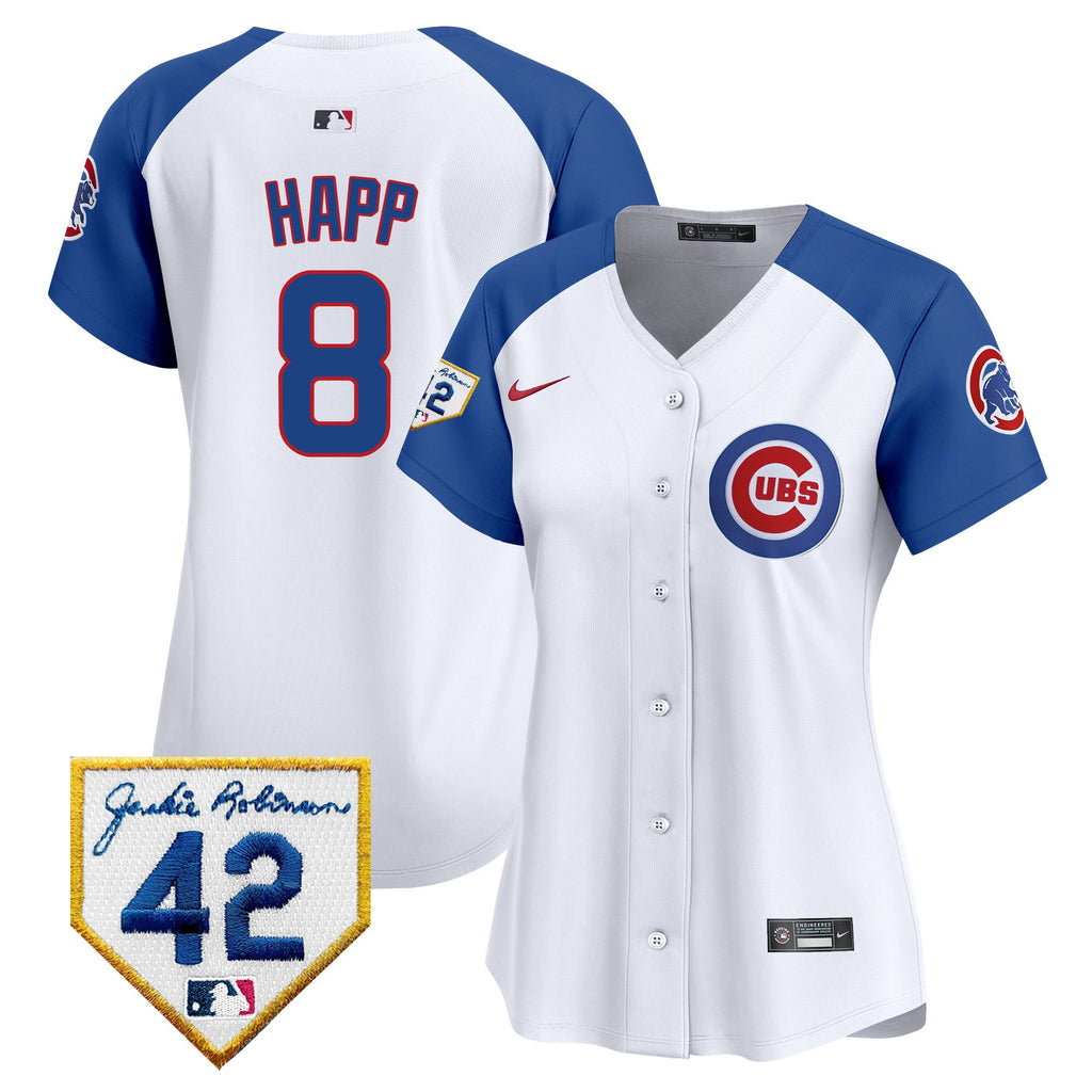 Women’s Chicago Jackie Robinson Patch Vapor Premier Limited Jersey