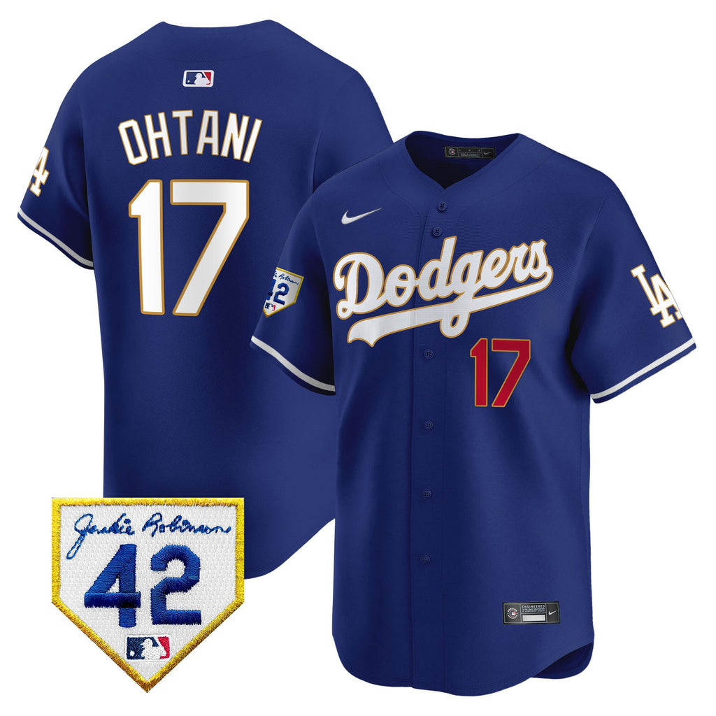 Men’s 2024 Jackie Robinson Patch Vapor Premier Limited Jersey