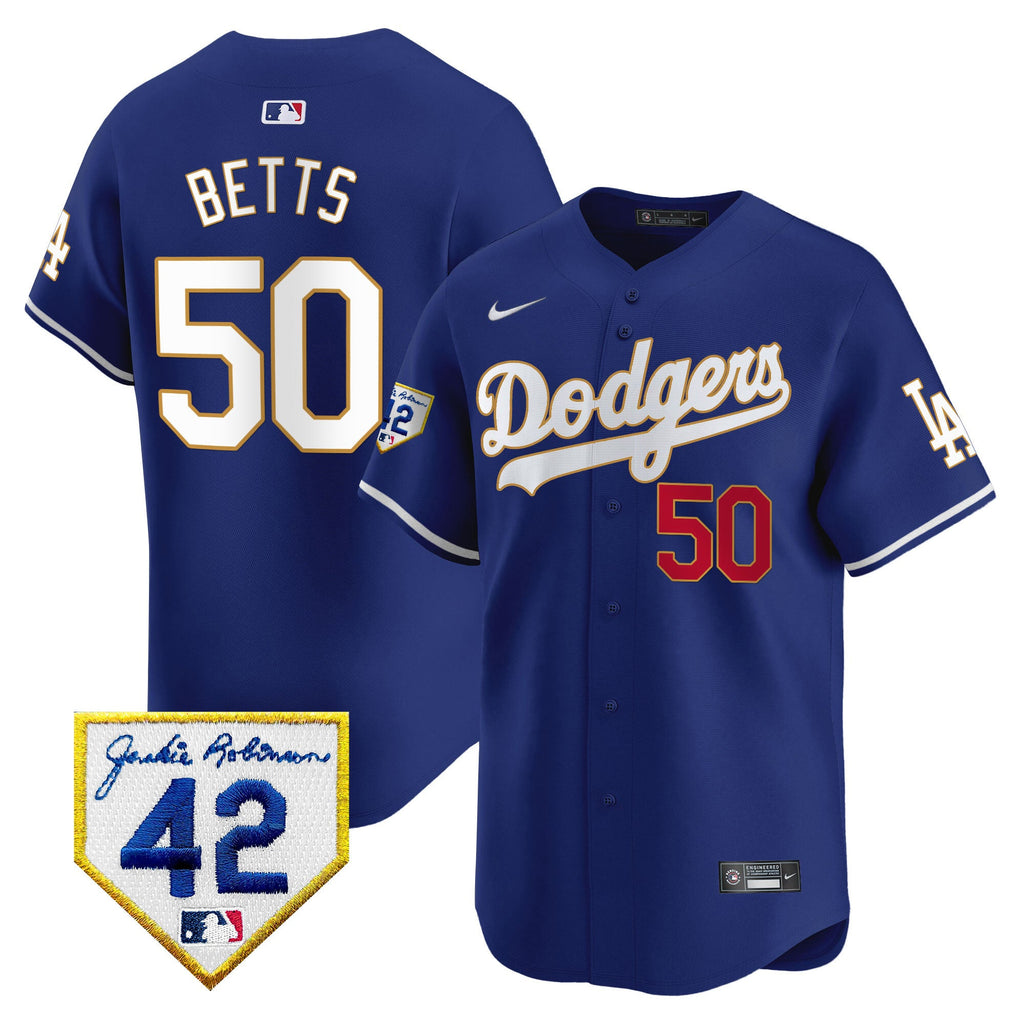 Men’s 2024 Jackie Robinson Patch Vapor Premier Limited Jersey