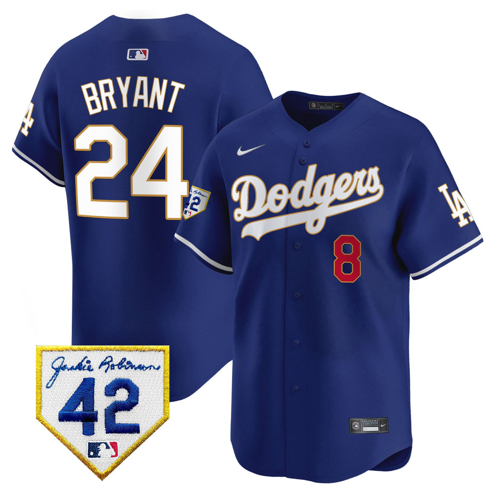 Men’s 2024 Jackie Robinson Patch Vapor Premier Limited Jersey