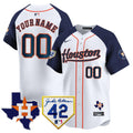 Houston 2024 Jackie Robinson Patch Vapor Premier Limited Custom Jersey