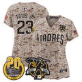 Women’s Tony Gwynn & Petco Park 20th Patch USMC Vapor Premier Limited Jersey