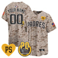 “For Peter” & Petco Park 20th Patch USMC Vapor Premier Limited Custom Jersey