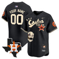 Houston Cactus Jack Patch Vapor Premier Limited Custom Jersey