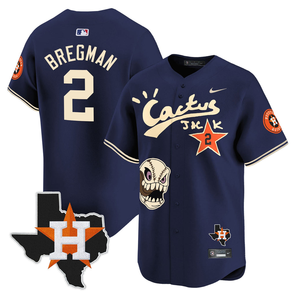 Men’s Houston Cactus Jack Patch Vapor Premier Limited Jersey