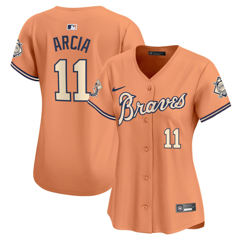 Women’s Atlanta Peaches n’ Cream Vapor Premier Limited Jersey
