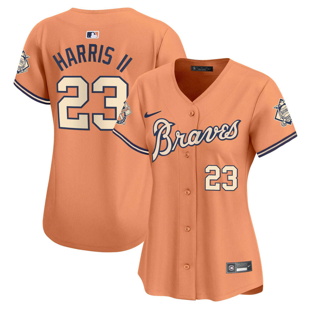 Women’s Atlanta Peaches n’ Cream Vapor Premier Limited Jersey