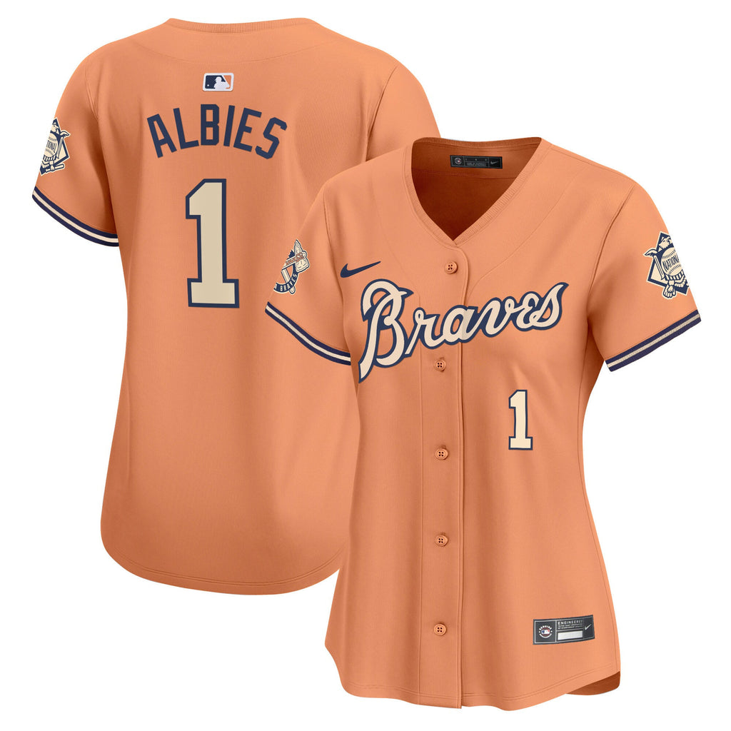 Women’s Atlanta Peaches n’ Cream Vapor Premier Limited Jersey