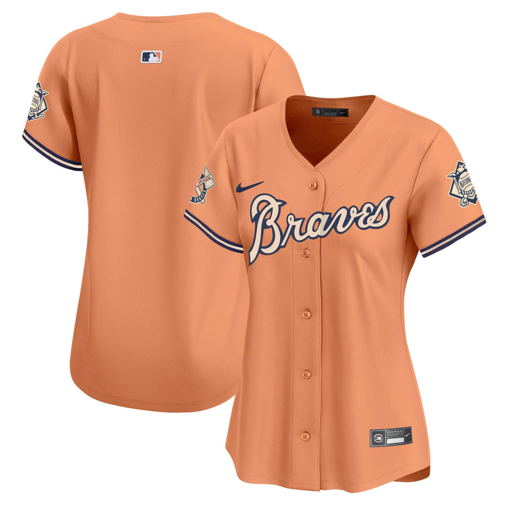 Women’s Atlanta Peaches n’ Cream Vapor Premier Limited Jersey