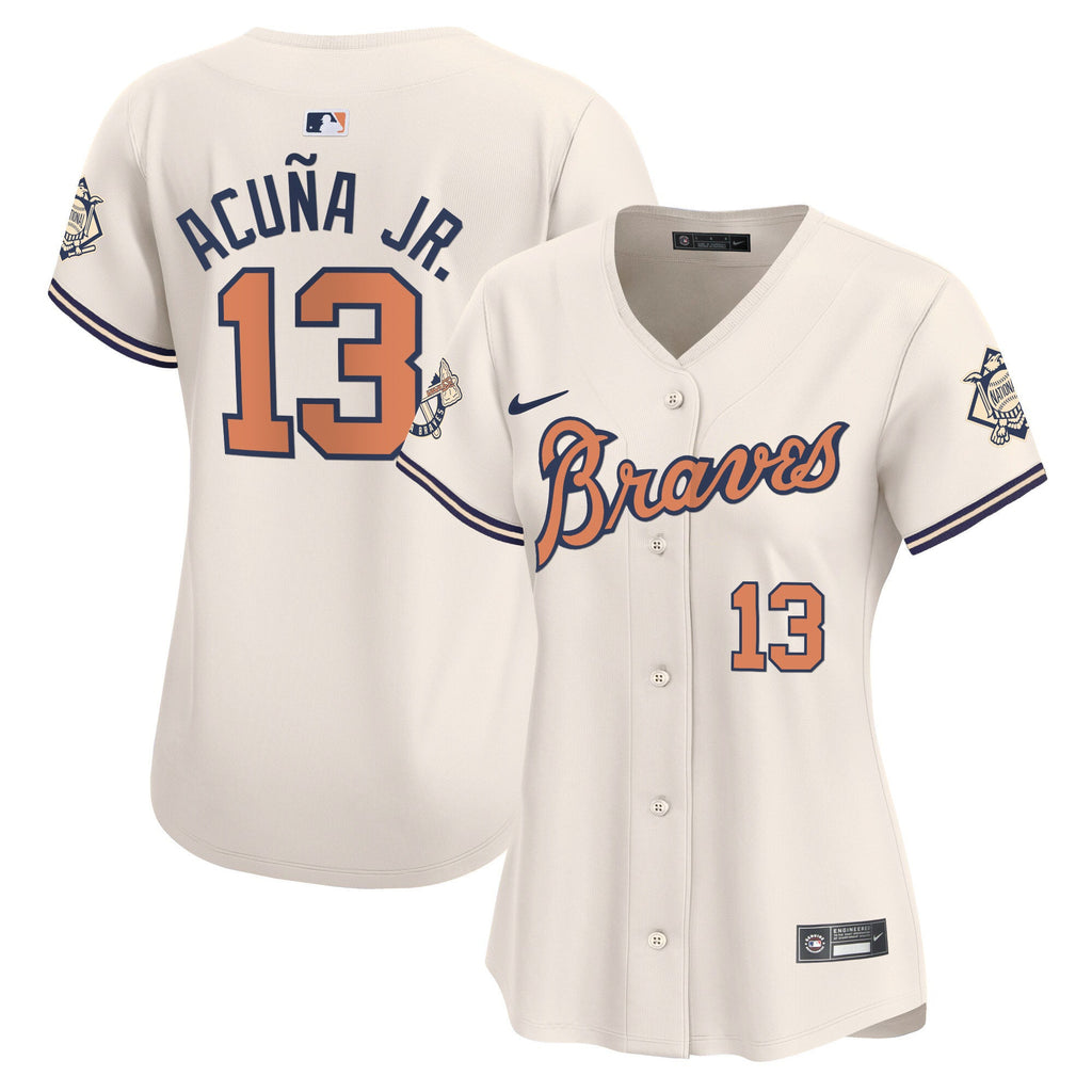 Women’s Atlanta Peaches n’ Cream Vapor Premier Limited Jersey
