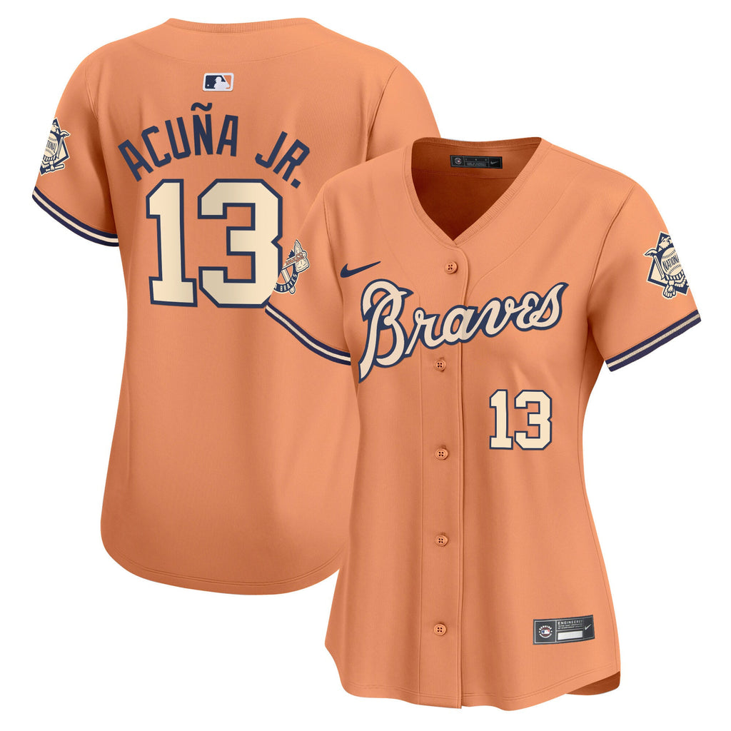Women’s Atlanta Peaches n’ Cream Vapor Premier Limited Jersey