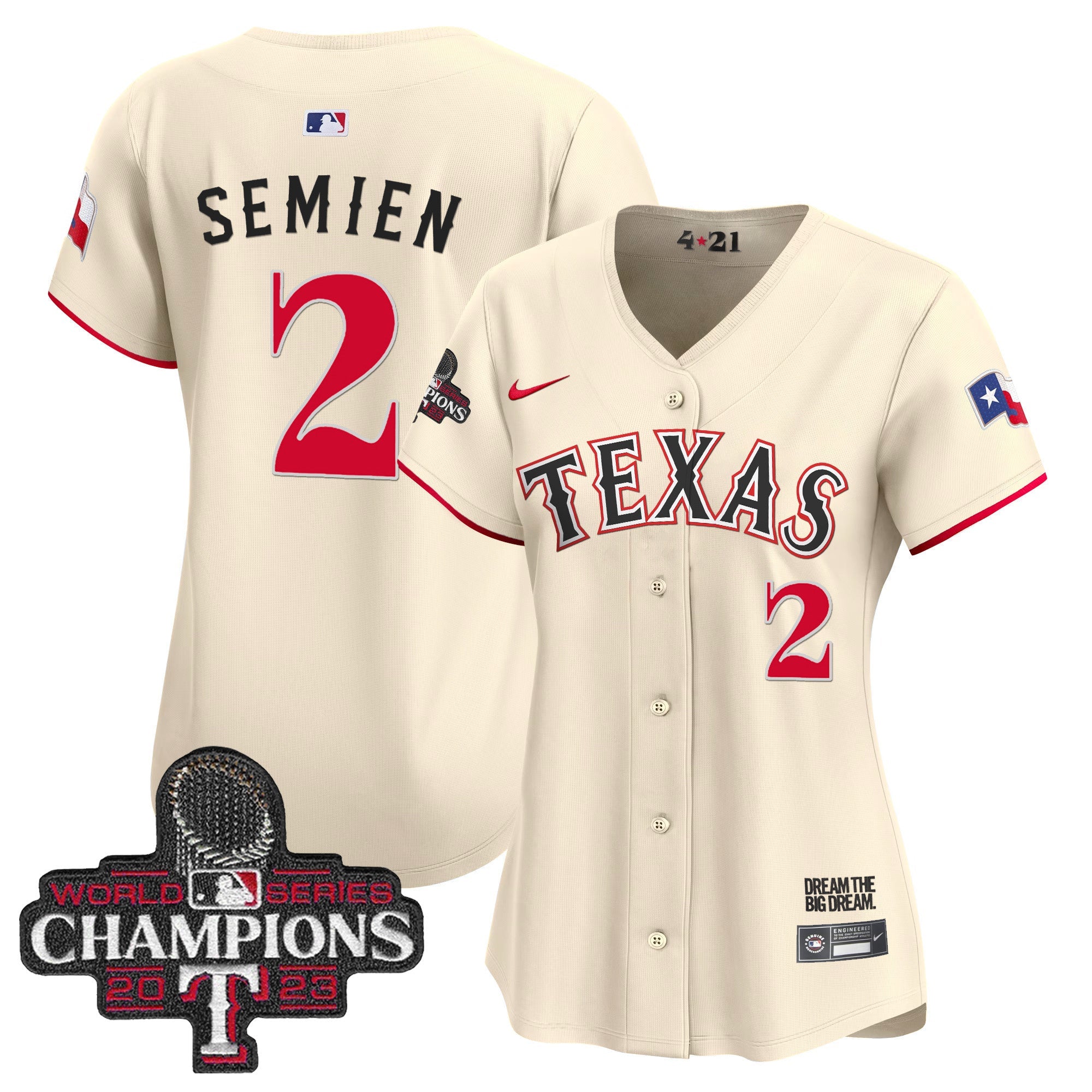 Women’s Texas 2023 World Series Champions City Connect Vapor Premier Limited Jersey