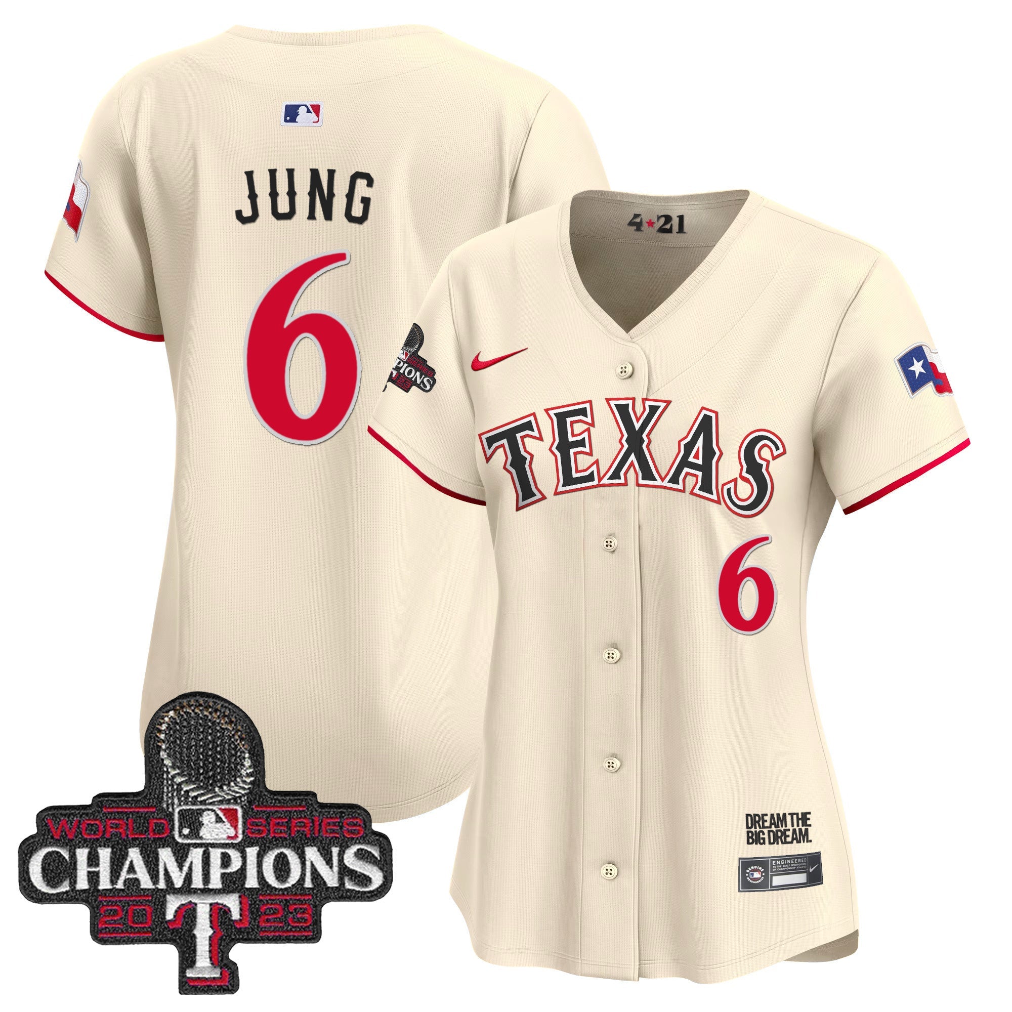 Women’s Texas 2023 World Series Champions City Connect Vapor Premier Limited Jersey