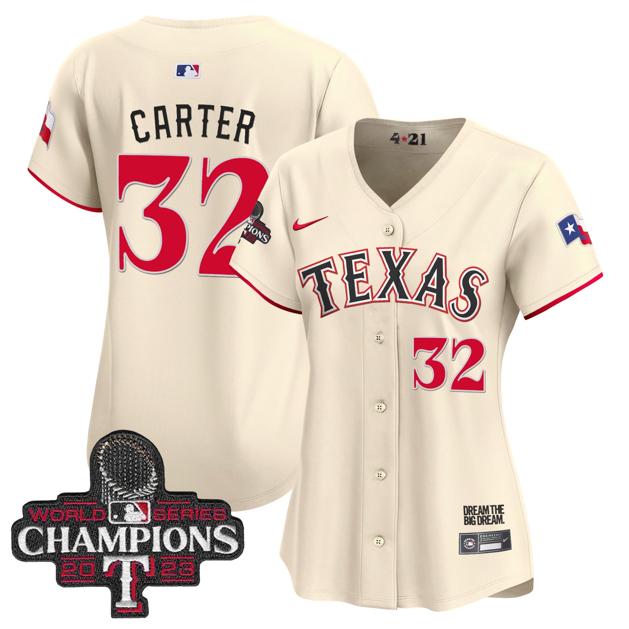Women’s Texas 2023 World Series Champions City Connect Vapor Premier Limited Jersey