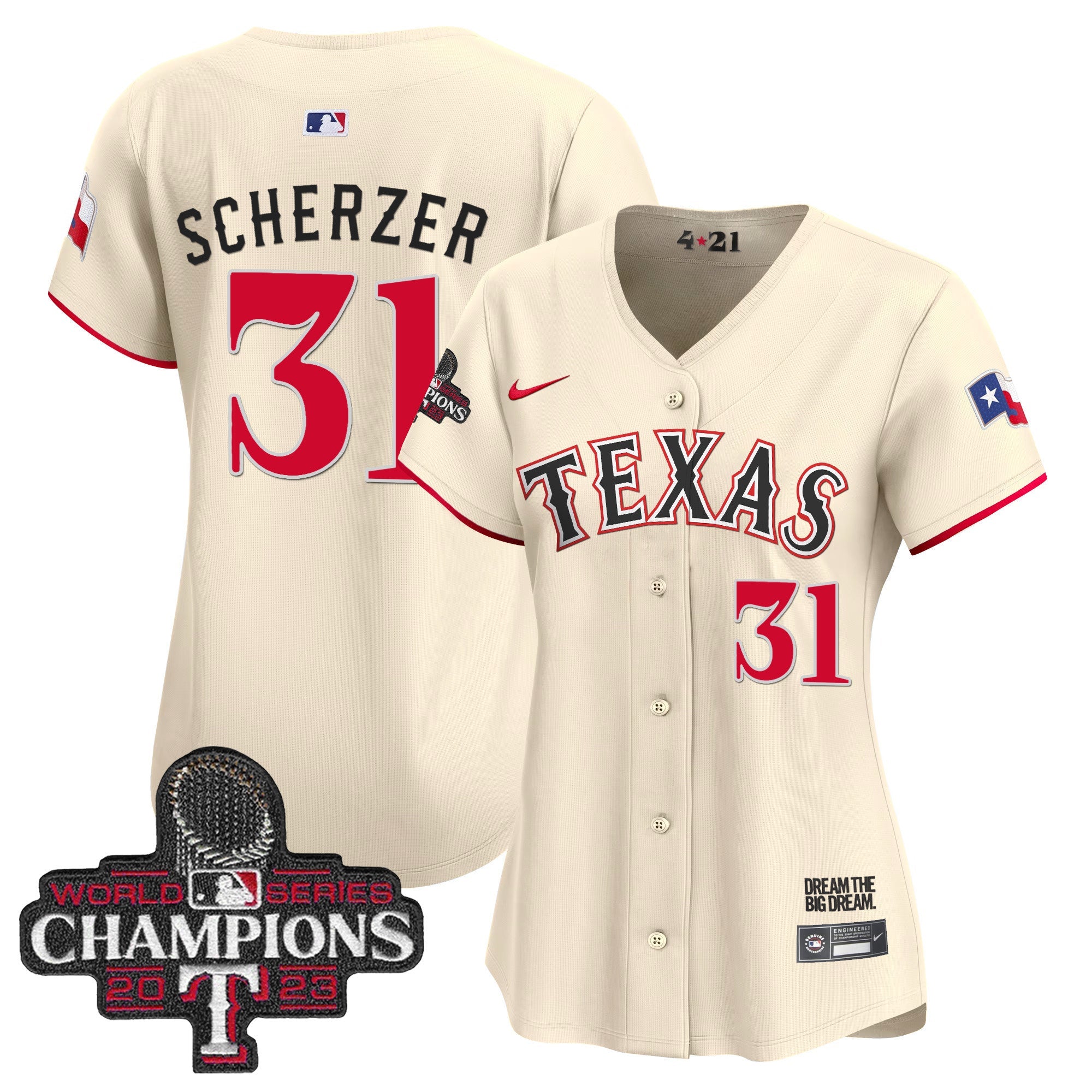 Women’s Texas 2023 World Series Champions City Connect Vapor Premier Limited Jersey