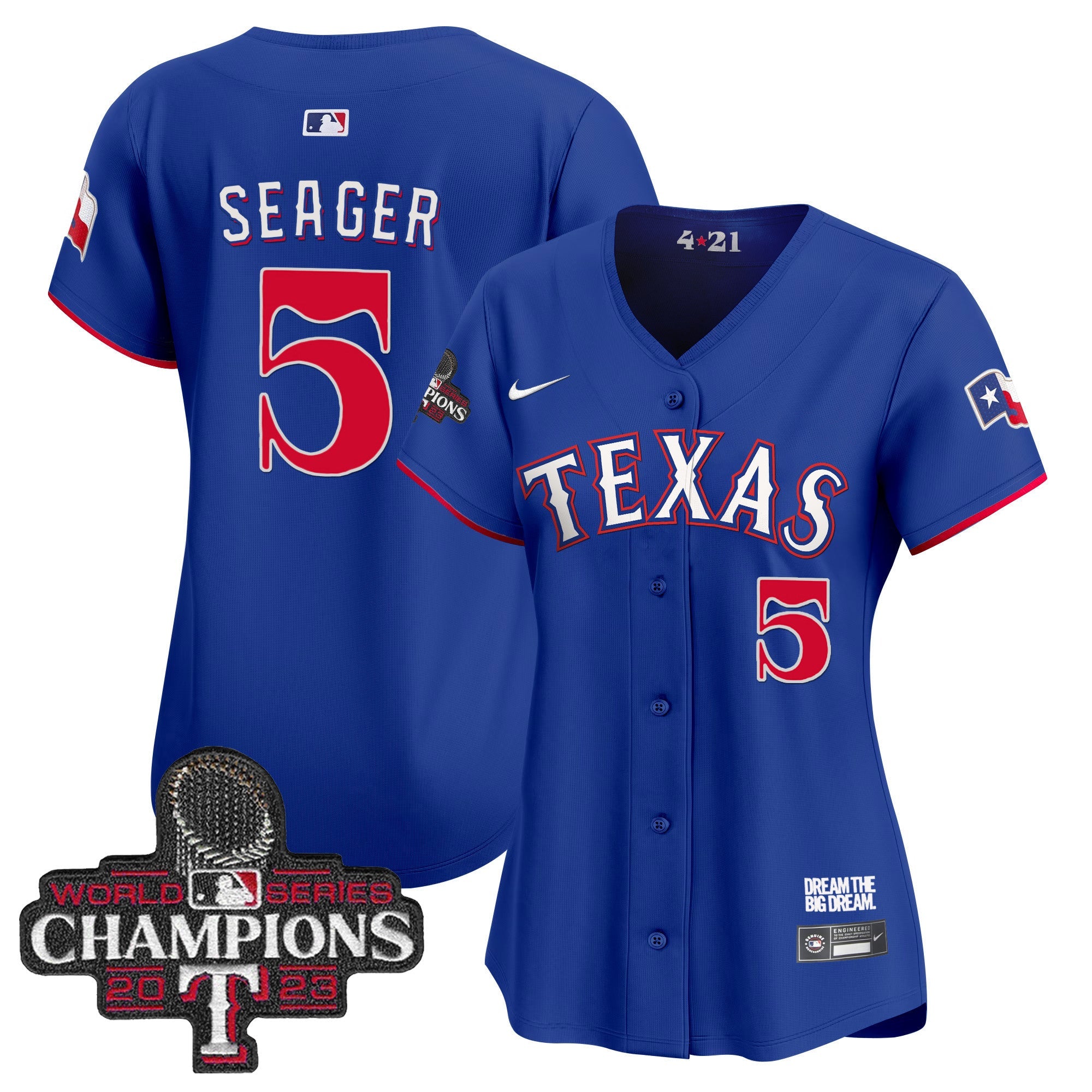 Women’s Texas 2023 World Series Champions City Connect Vapor Premier Limited Jersey