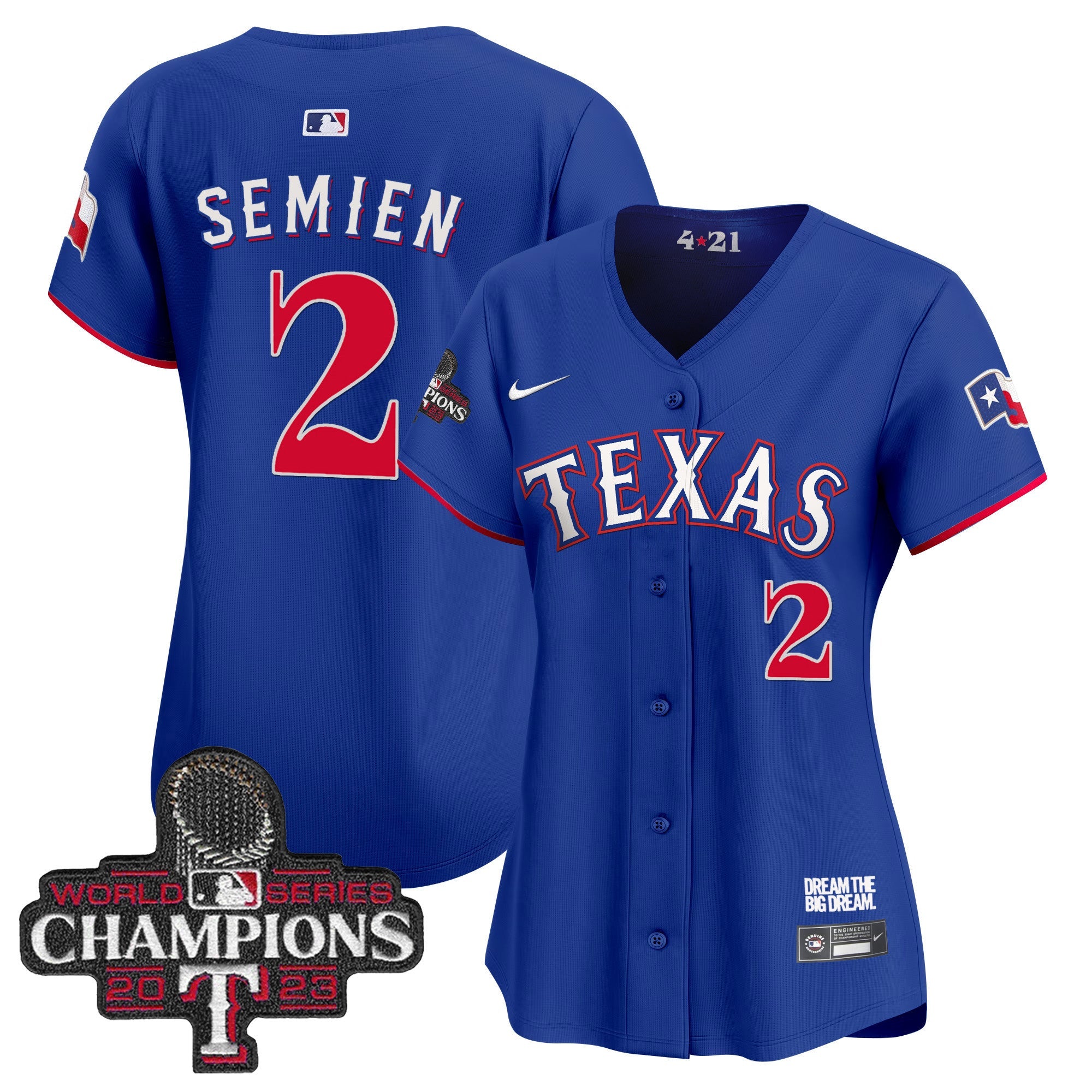 Women’s Texas 2023 World Series Champions City Connect Vapor Premier Limited Jersey
