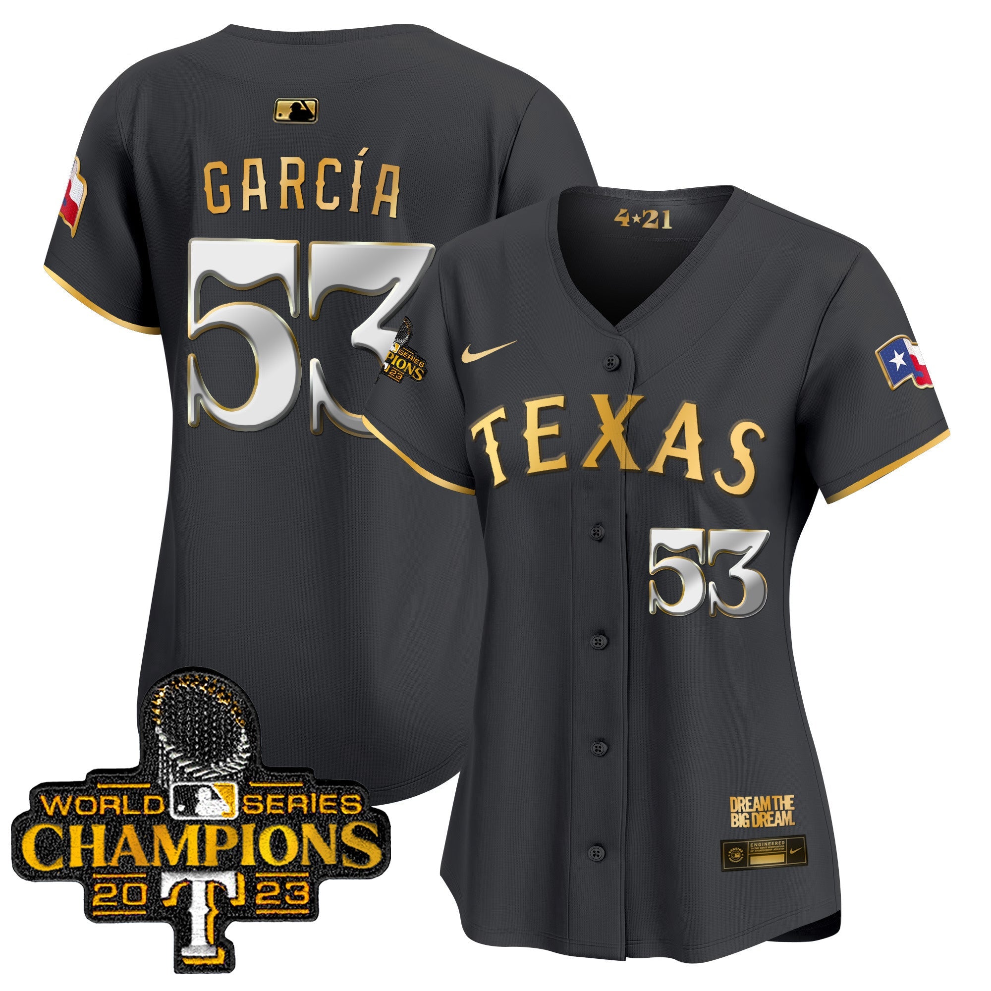 Women’s Texas 2023 World Series Champions City Connect Vapor Premier Limited Jersey