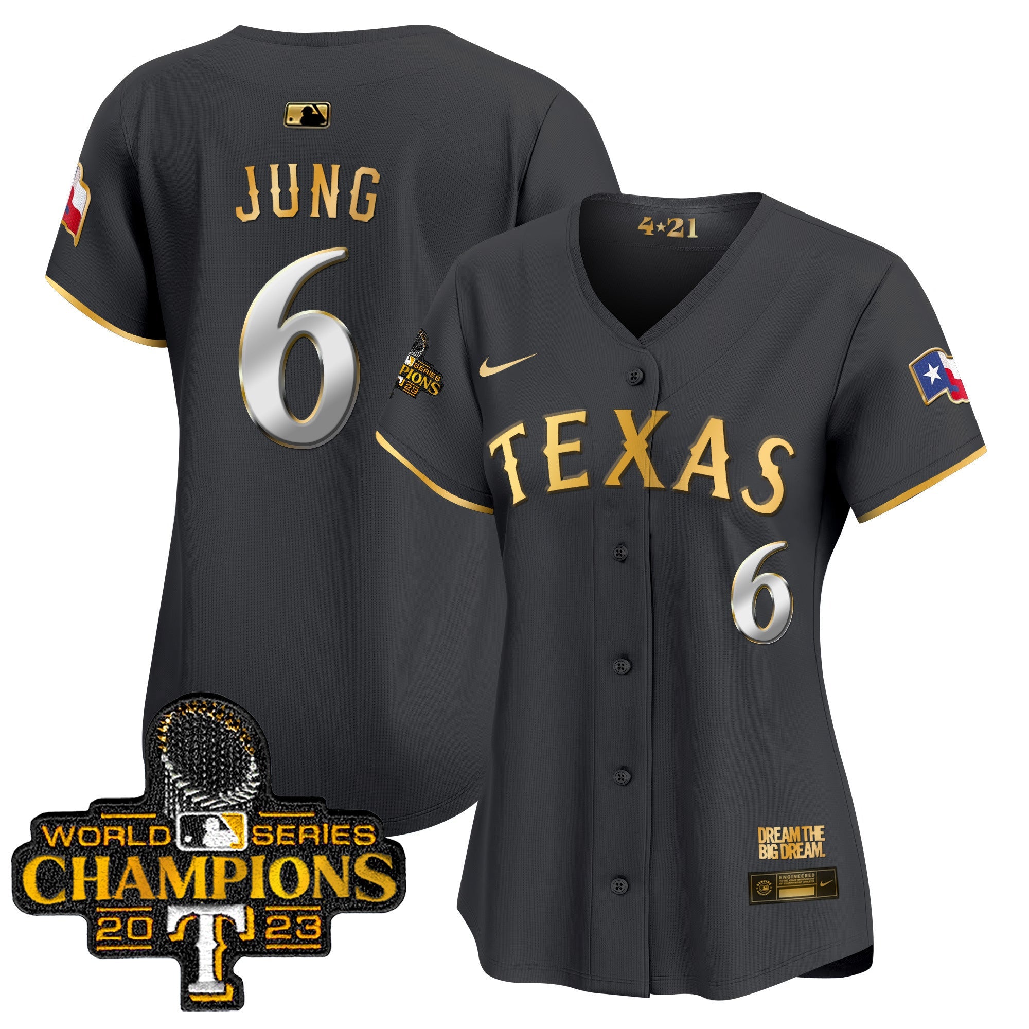 Women’s Texas 2023 World Series Champions City Connect Vapor Premier Limited Jersey
