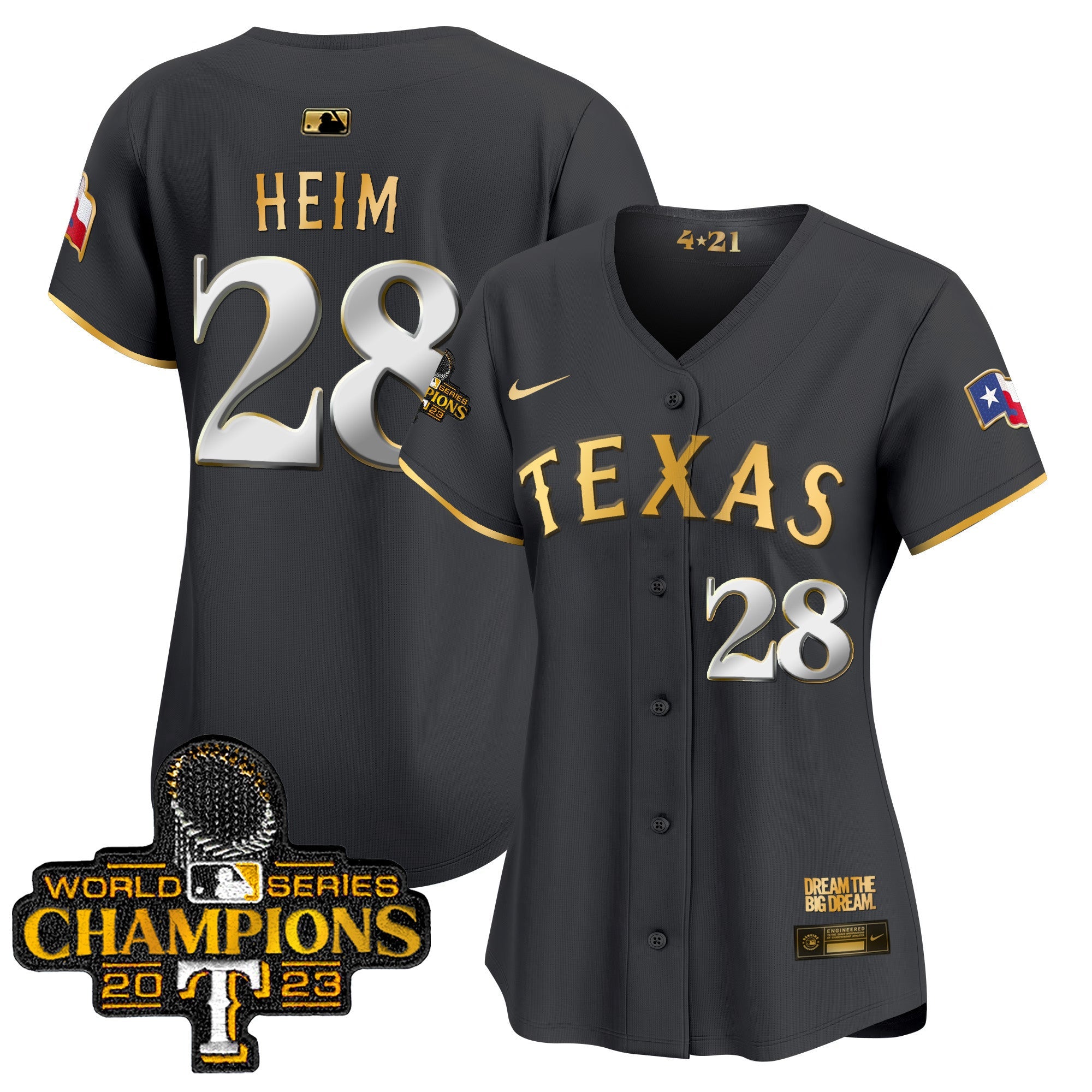 Women’s Texas 2023 World Series Champions City Connect Vapor Premier Limited Jersey