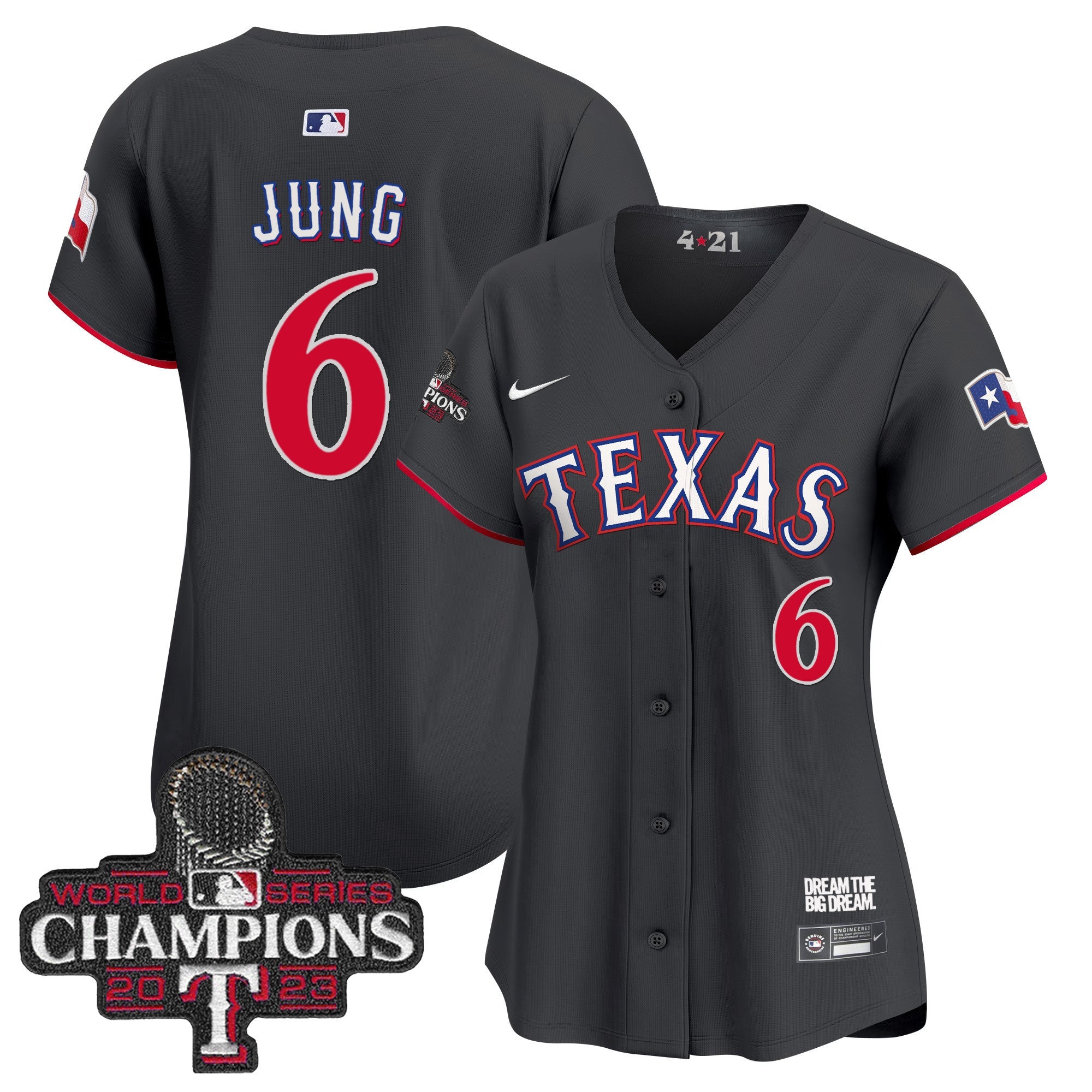 Women’s Texas 2023 World Series Champions City Connect Vapor Premier Limited Jersey