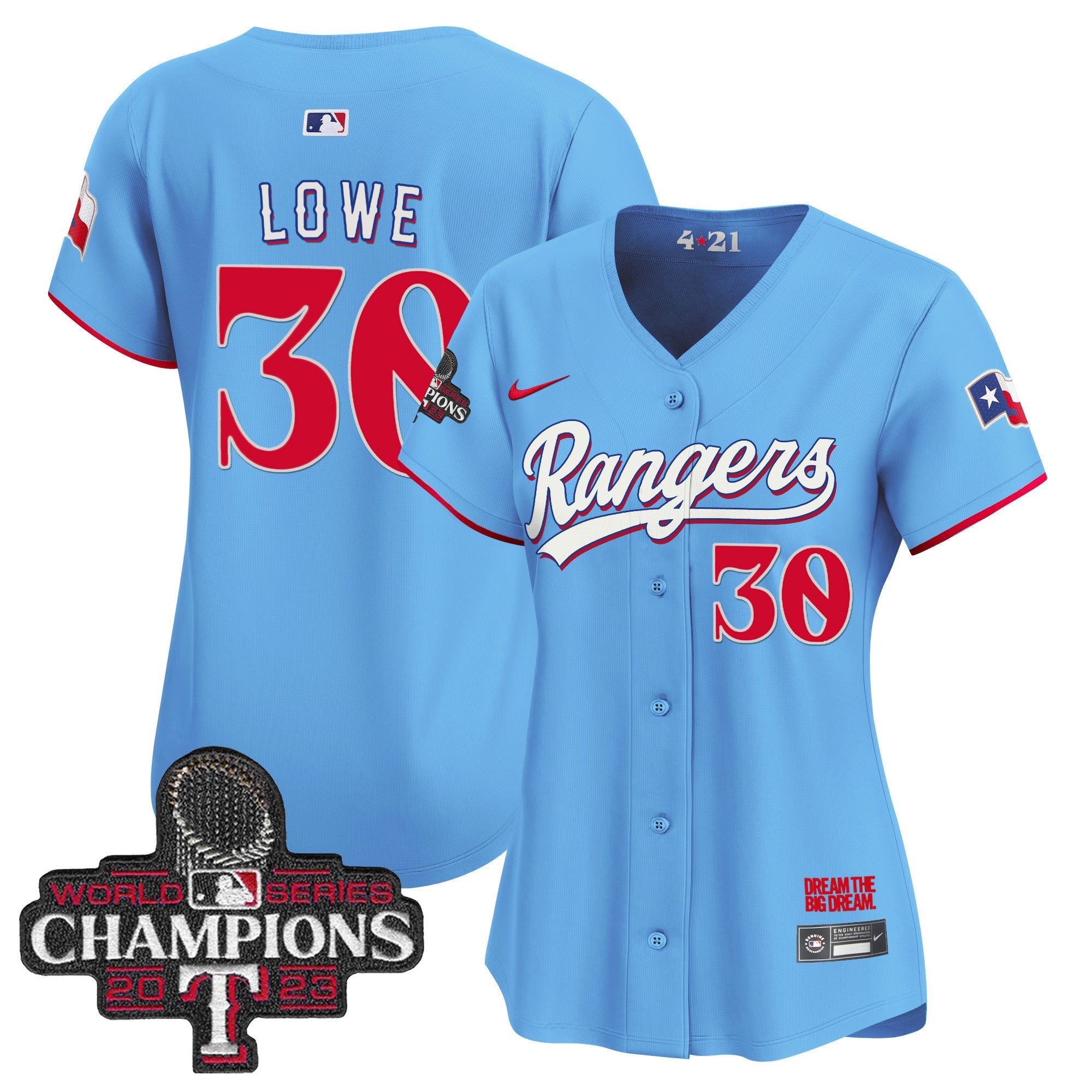 Women’s Texas 2023 World Series Champions City Connect Vapor Premier Limited Jersey