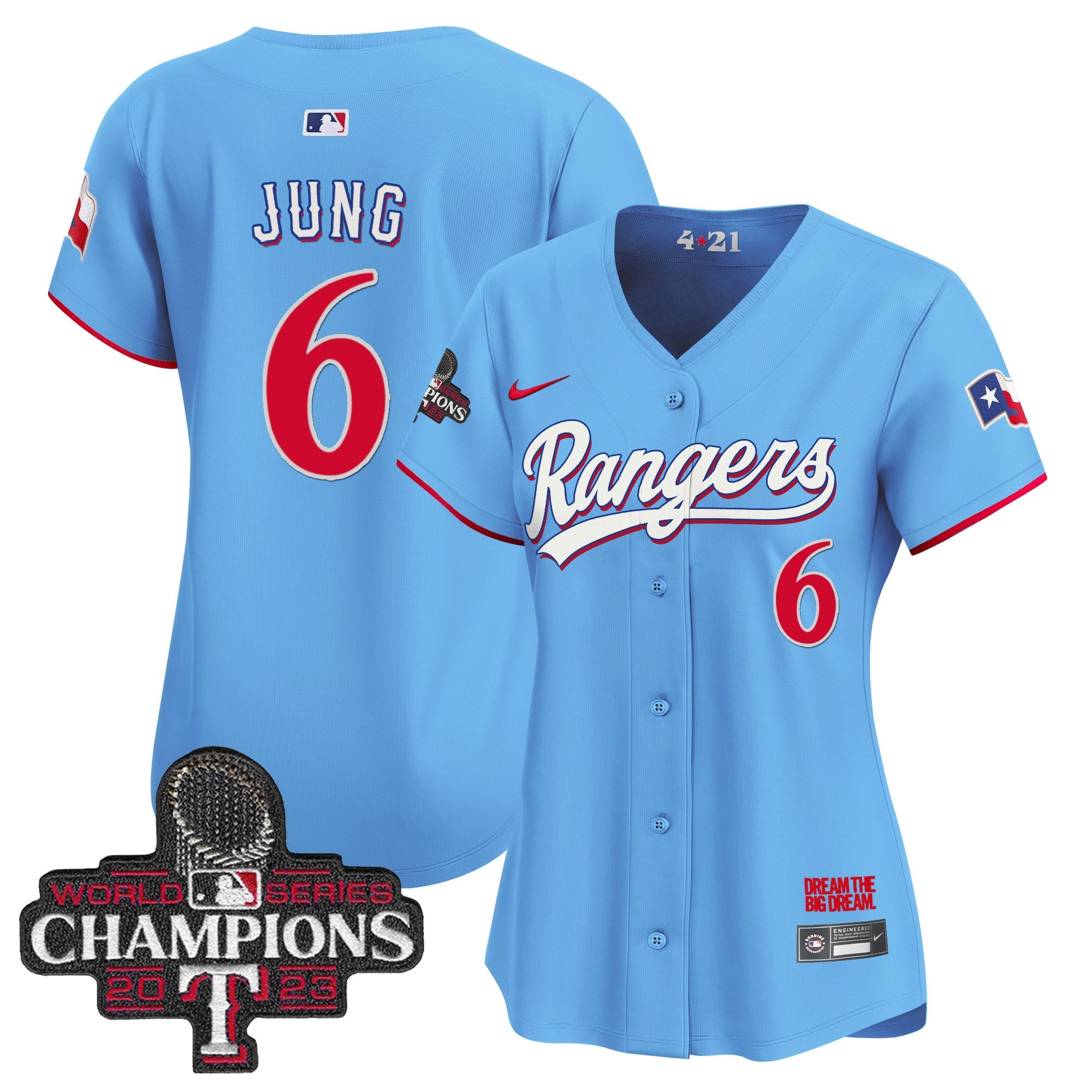 Women’s Texas 2023 World Series Champions City Connect Vapor Premier Limited Jersey