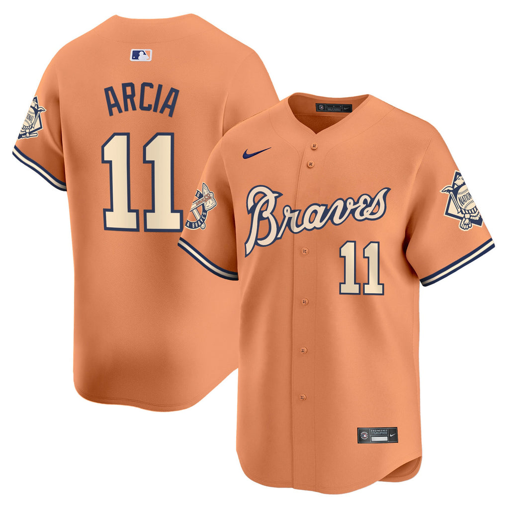 Men’s Atlanta Peaches n’ Cream Vapor Premier Limited Jersey