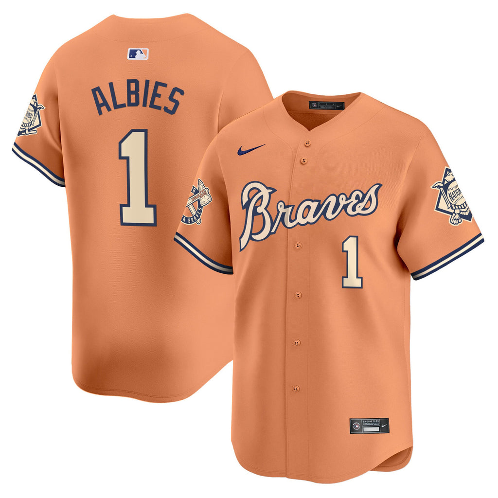 Men’s Atlanta Peaches n’ Cream Vapor Premier Limited Jersey