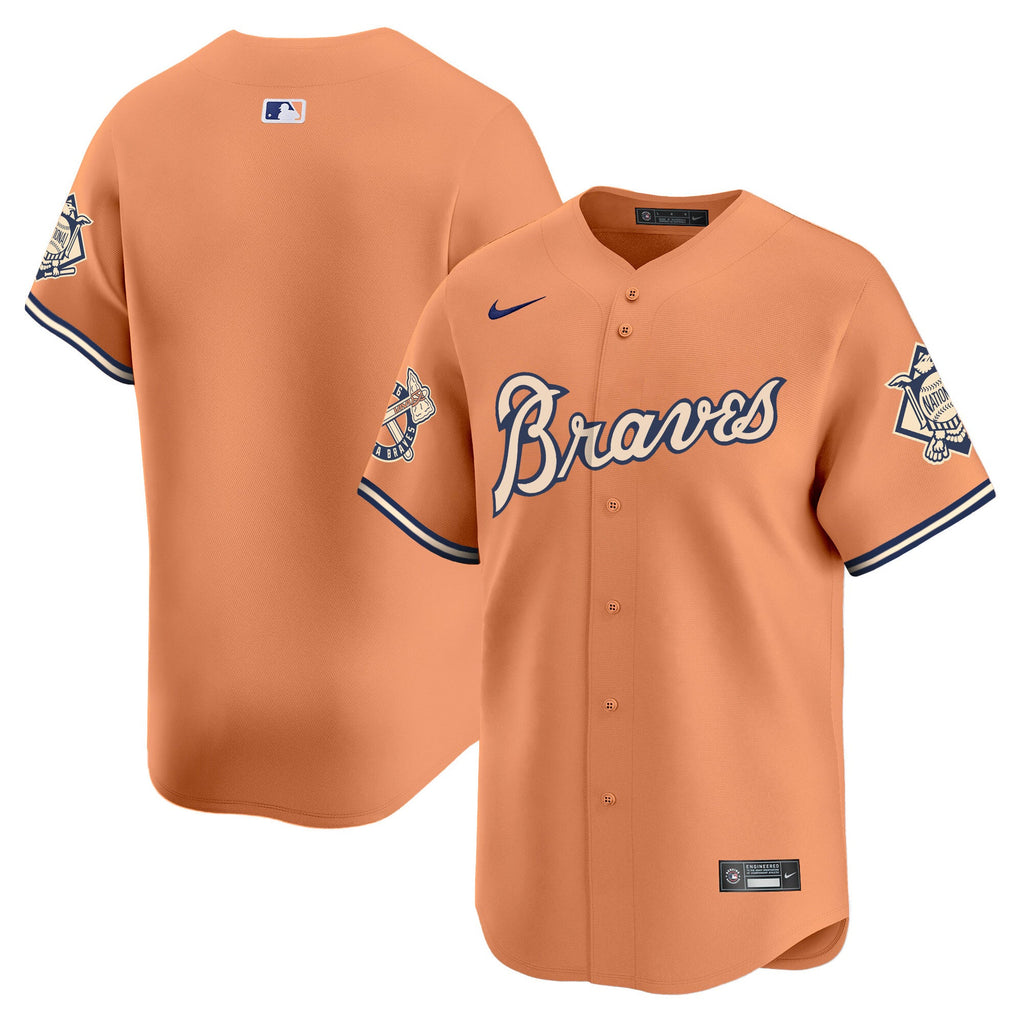 Men’s Atlanta Peaches n’ Cream Vapor Premier Limited Jersey
