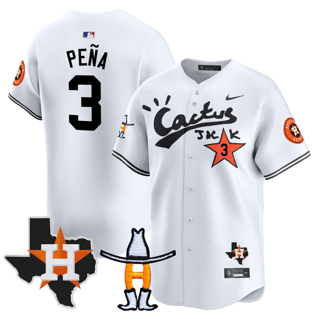 Men’s Houston Cactus Jack Houston Rodeo Patch Vapor Premier Limited Jersey