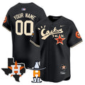 Houston Cactus Jack Houston Rodeo Patch Vapor Premier Limited Custom Jersey