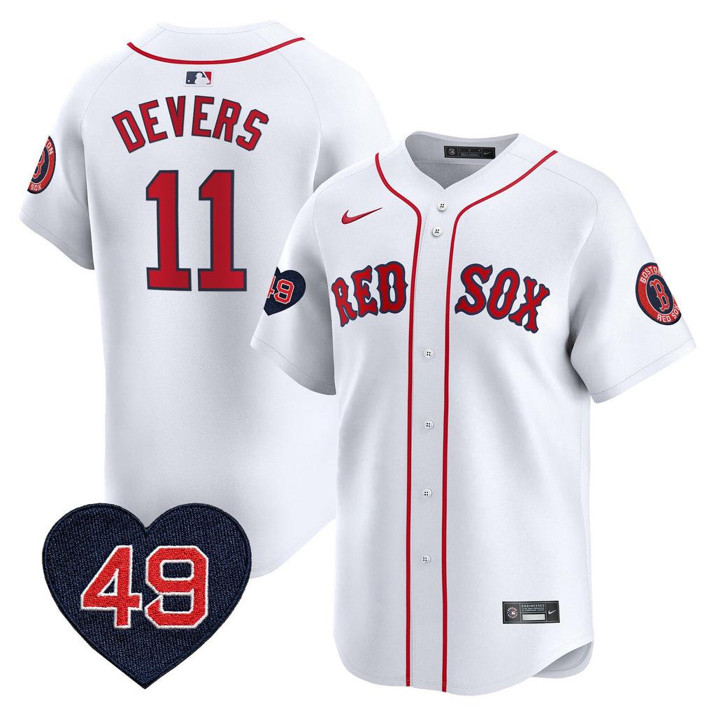 Men’s Boston Tim Wakefield Patch Vapor Premier Limited Jersey