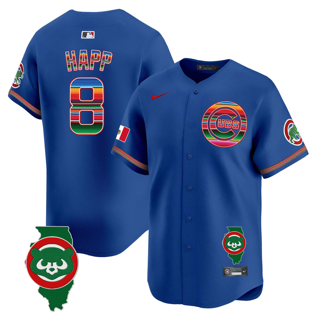 Men’s Chicago Mexico Illinois Patch Vapor Premier Limited Jersey