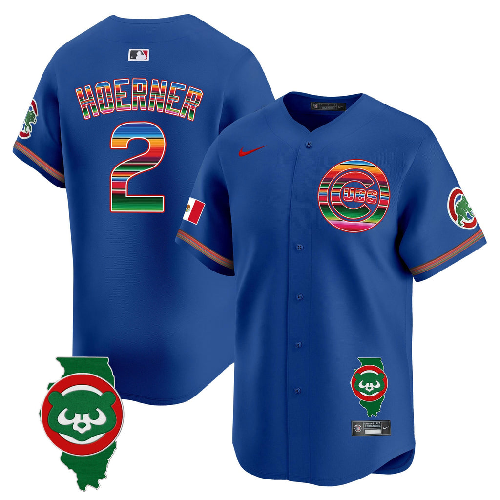 Men’s Chicago Mexico Illinois Patch Vapor Premier Limited Jersey