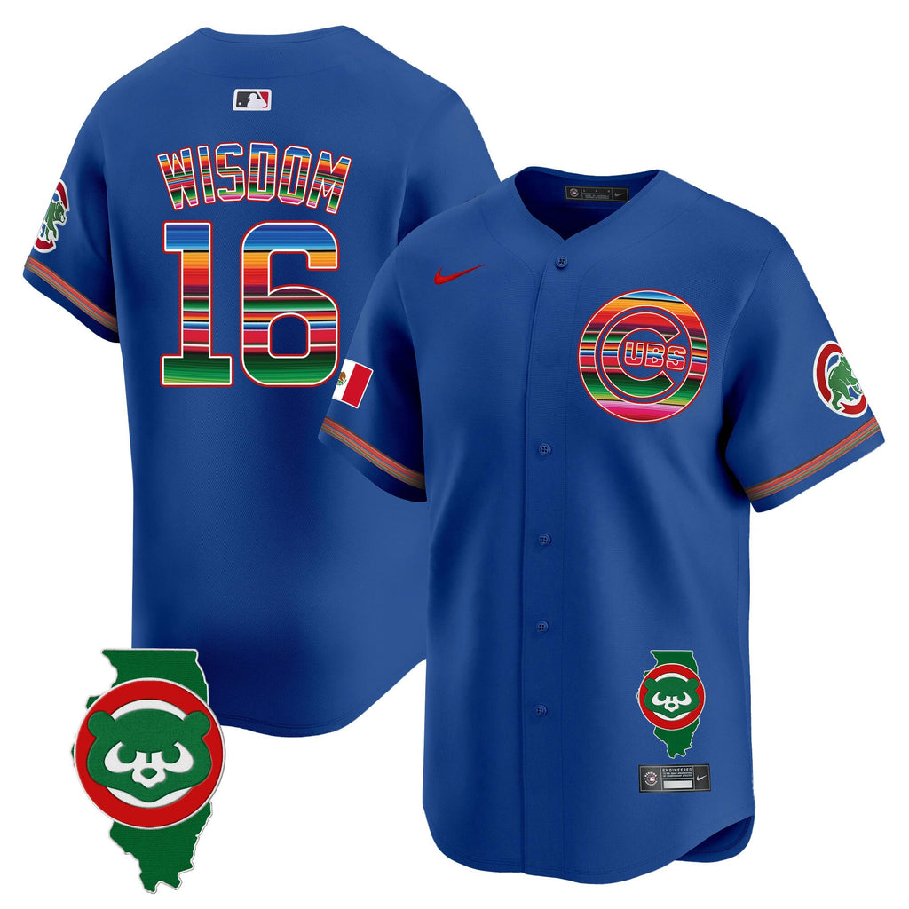Men’s Chicago Mexico Illinois Patch Vapor Premier Limited Jersey
