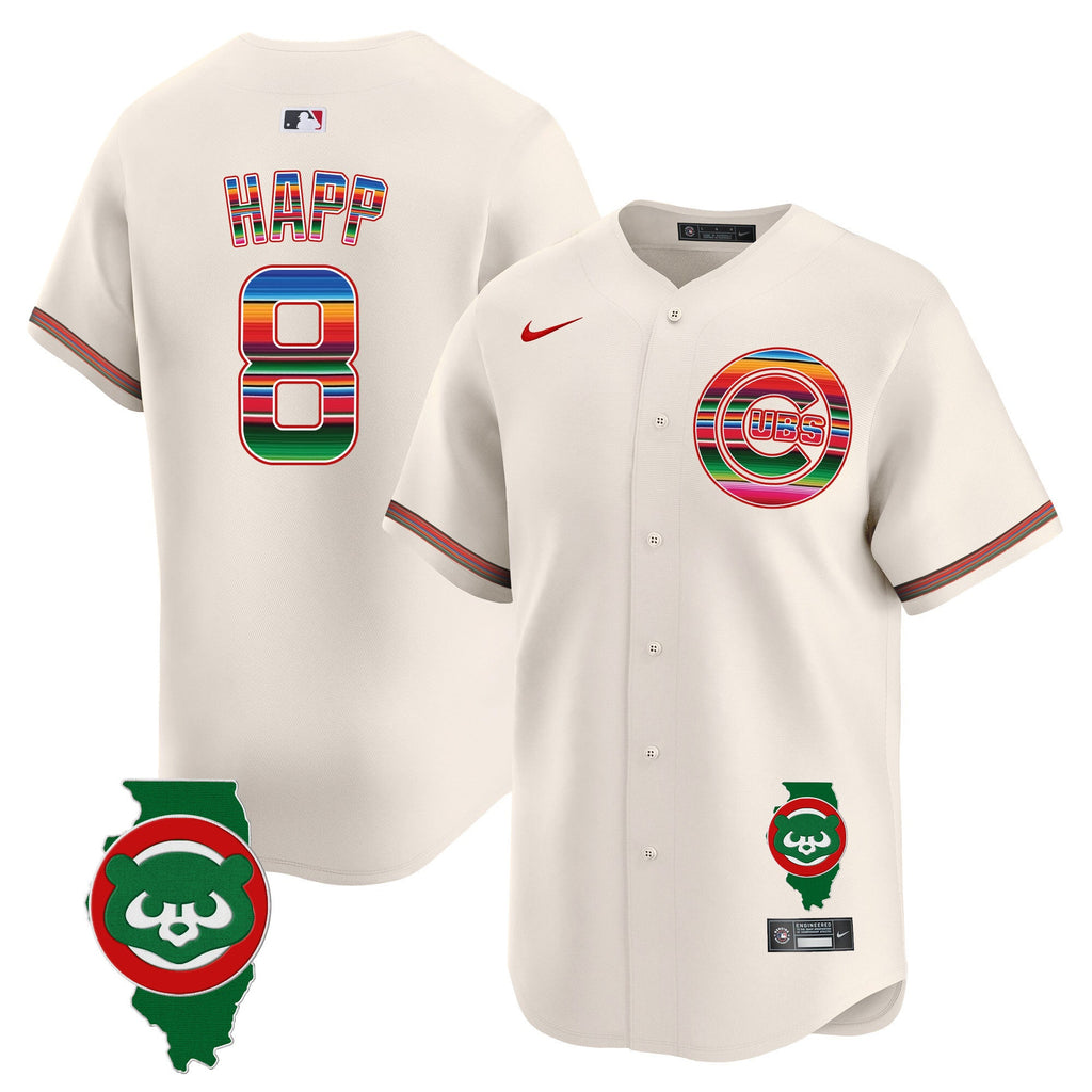Men’s Chicago Mexico Illinois Patch Vapor Premier Limited Jersey