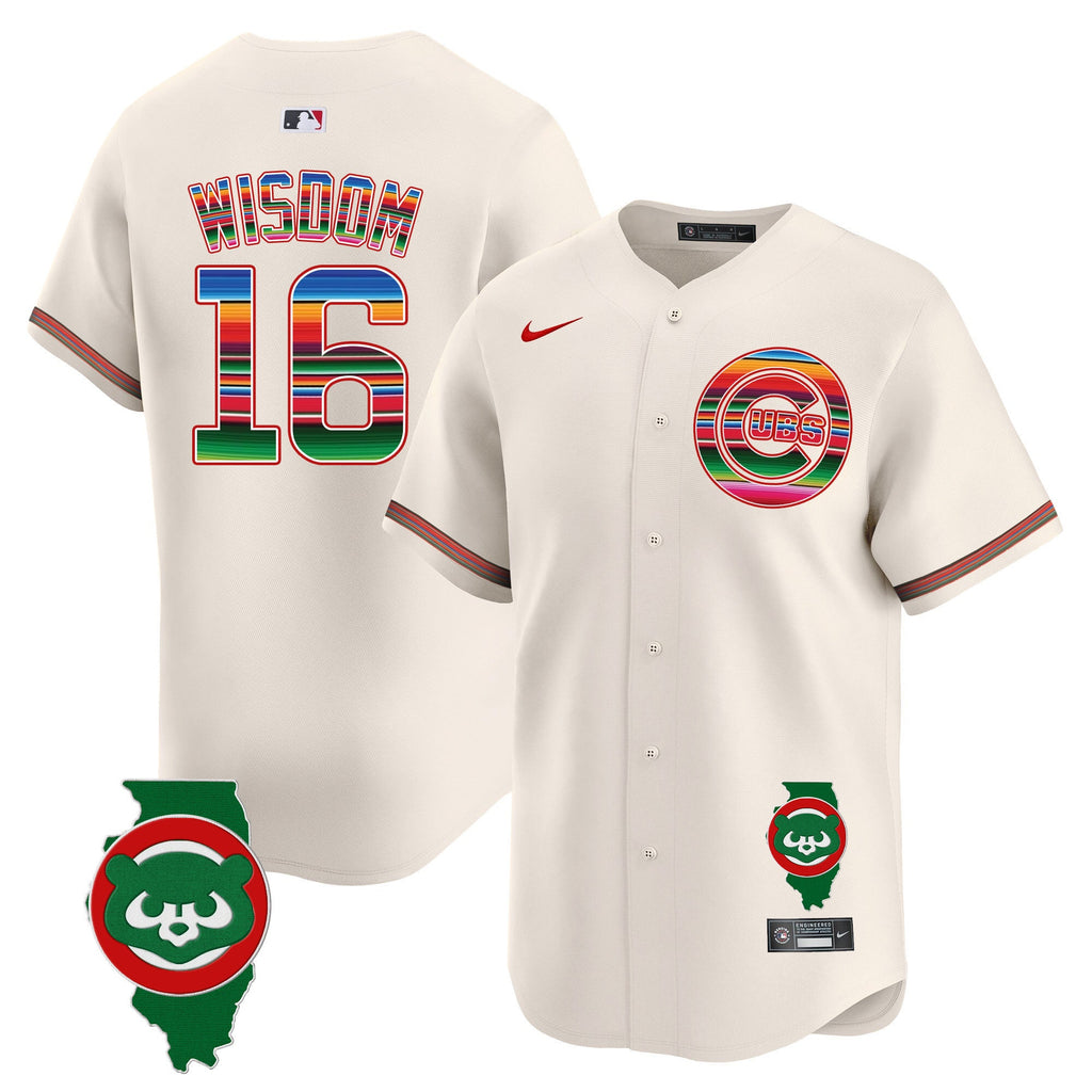 Men’s Chicago Mexico Illinois Patch Vapor Premier Limited Jersey