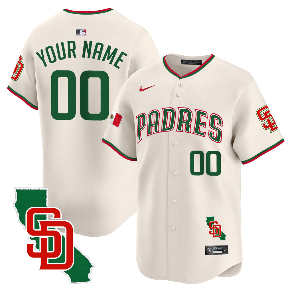 Mexico California Patch Vapor Premier Limited Custom Jersey V5