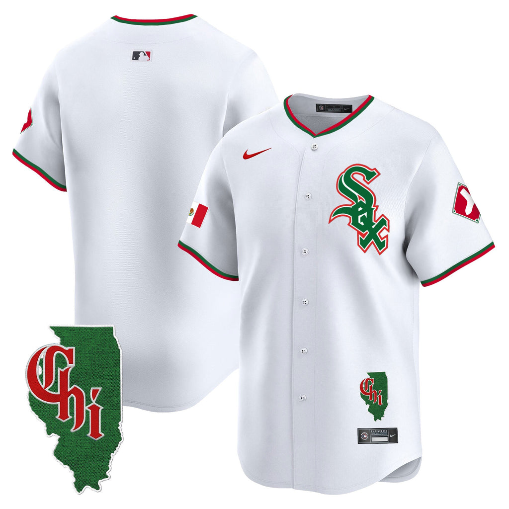 Men’s Chicago Mexico Vapor Premier Limited Jersey – Illinois Patch