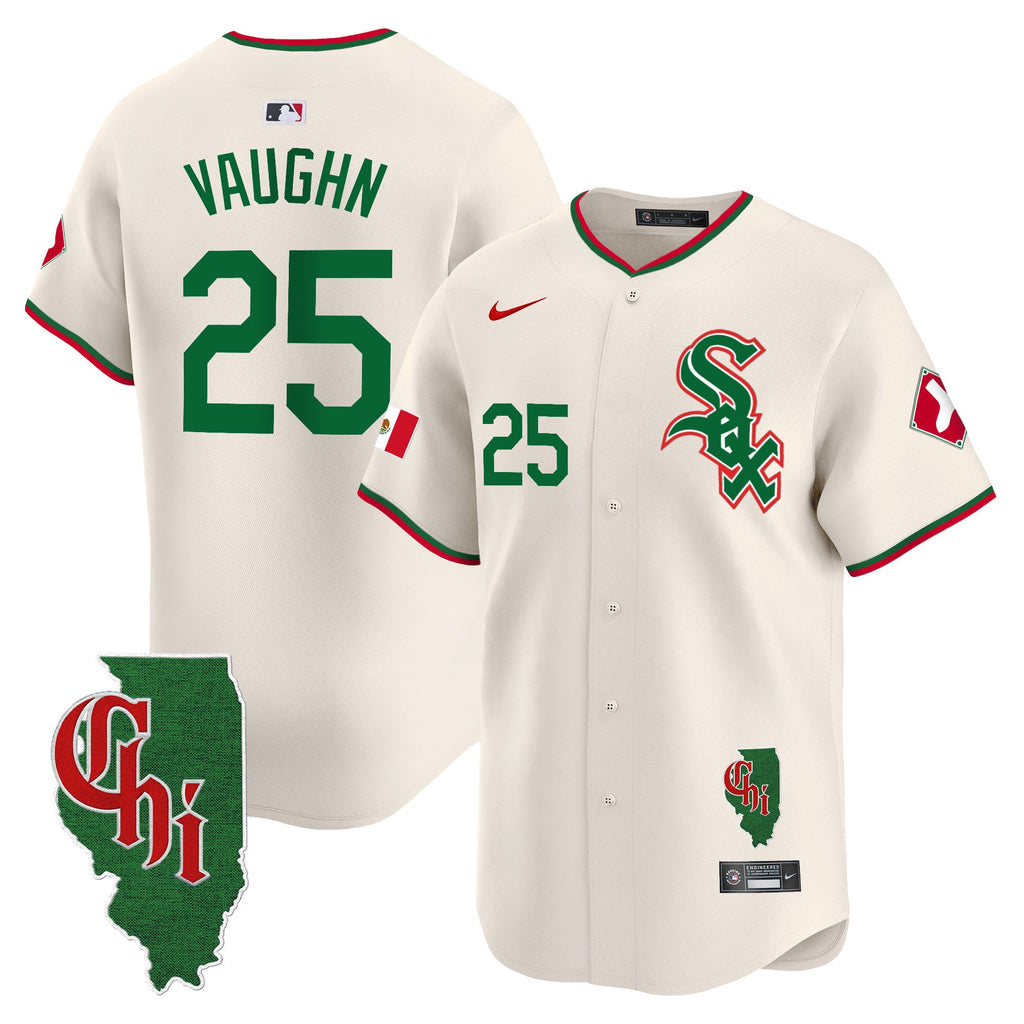 Men’s Chicago Mexico Vapor Premier Limited Jersey – Illinois Patch