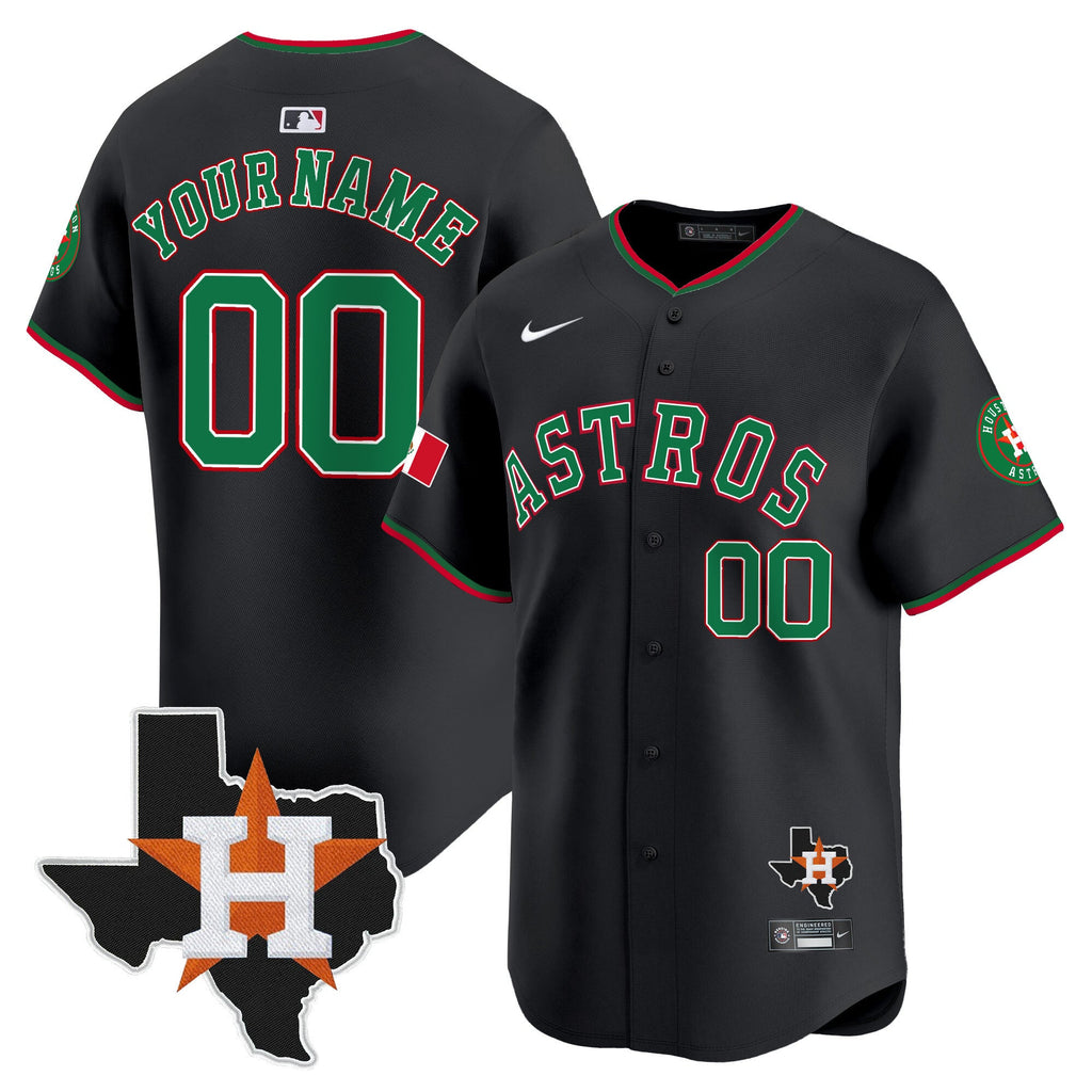 Mexico Texas Patch Vapor Premier Limited Custom Jersey V4